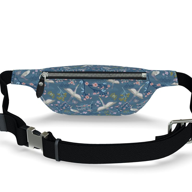 Fanny Pack - Archway Brushed Twill - White Crane