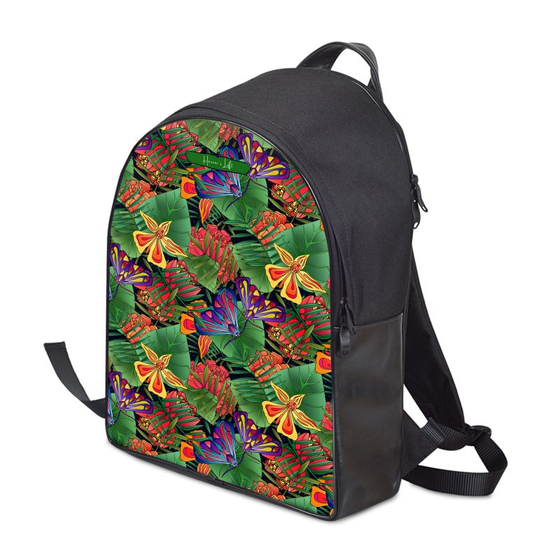 Minimalist Backpack - Jungle Flower