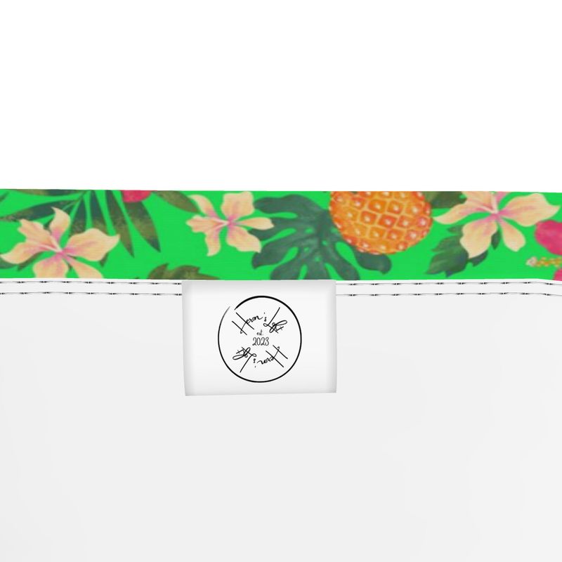 Women’s Bandeau - Pineapple Paradise - Tropical Green