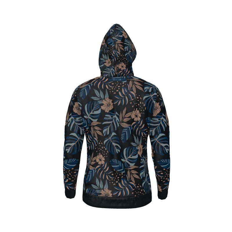 Men's Hoodie - Midnight Monstera