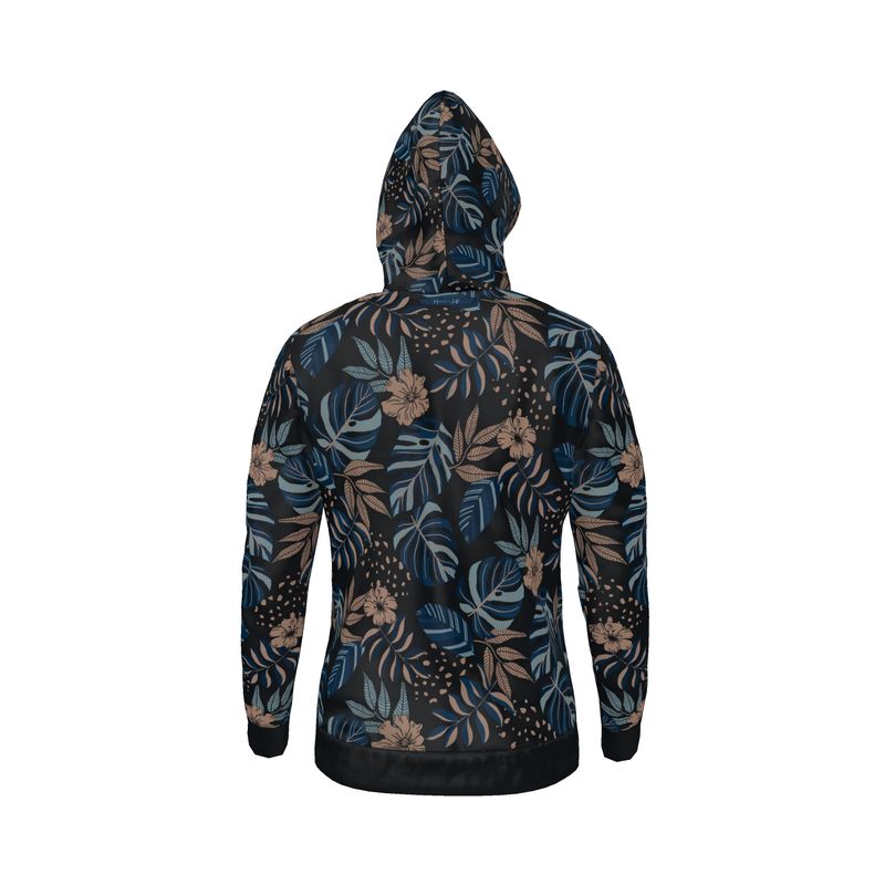 Women's Hoodie - Midnight Monstera