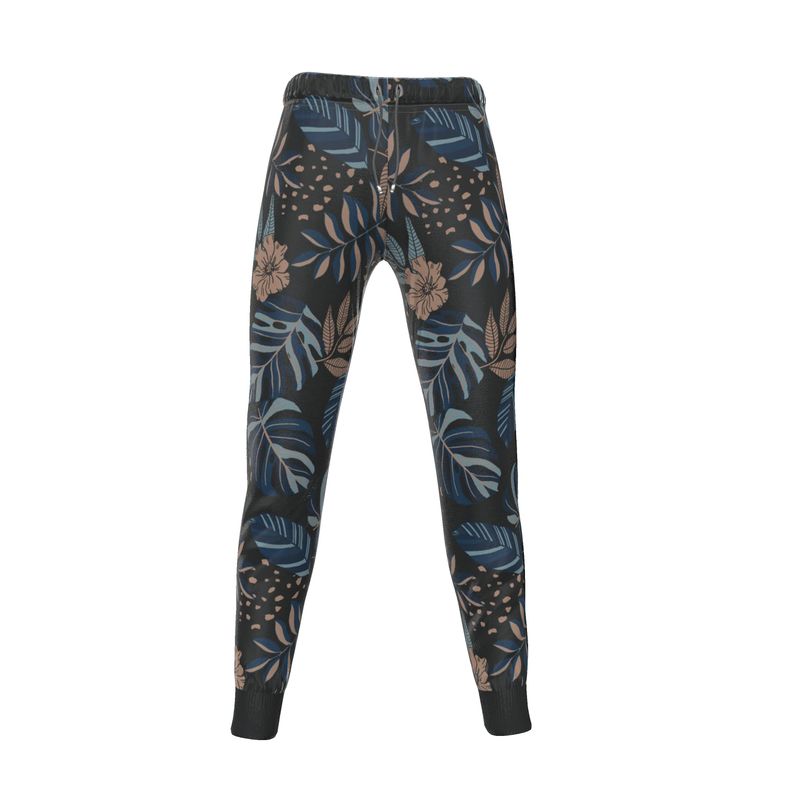 Women's Joggers - Midnight Monstera