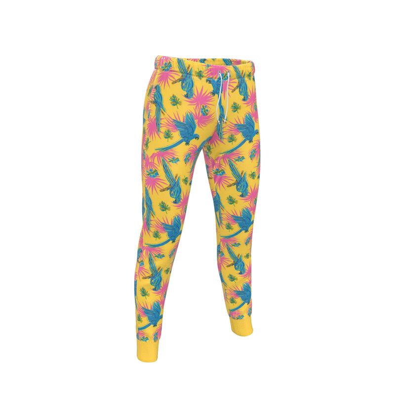 Women's Joggers - Tropical Macaw - Yellow