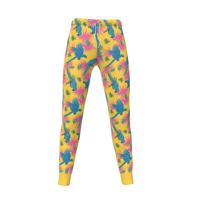 Women's Joggers - Tropical Macaw - Yellow