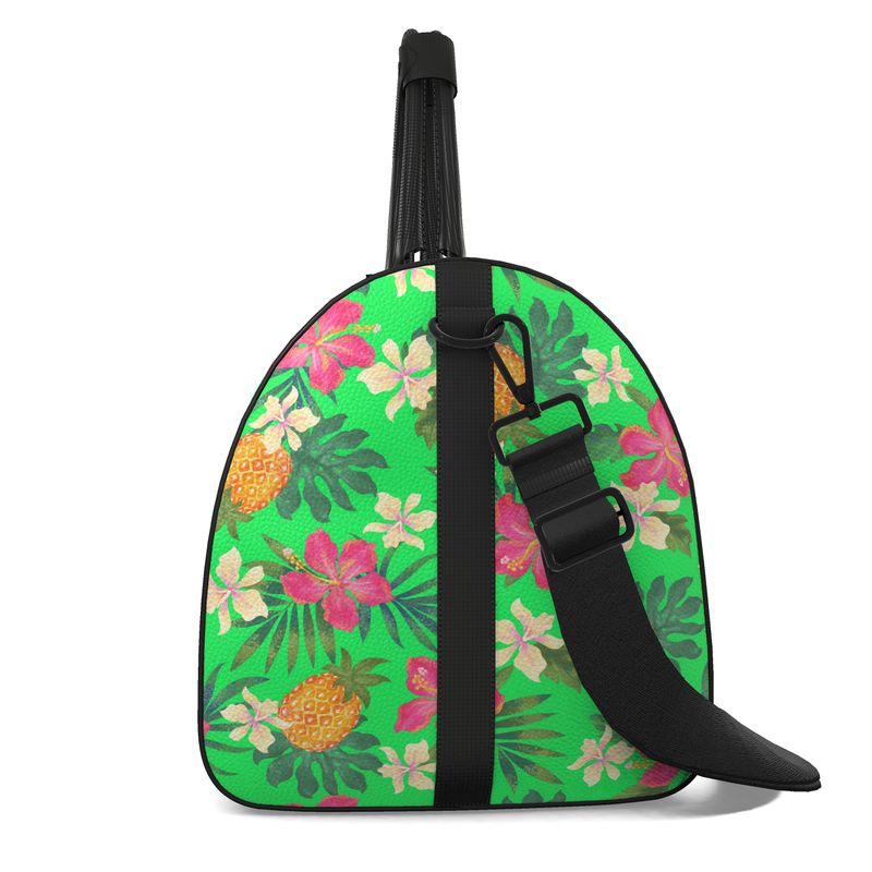 Duffle Bag - Nappa Leather - Pineapple Paradise - Tropical Green