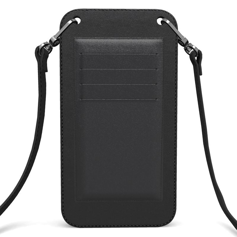 Phone Holder - Nappa Leather - White Crane