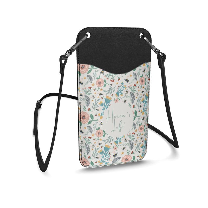 Phone Holder - Nappa Leather - Bee Garden