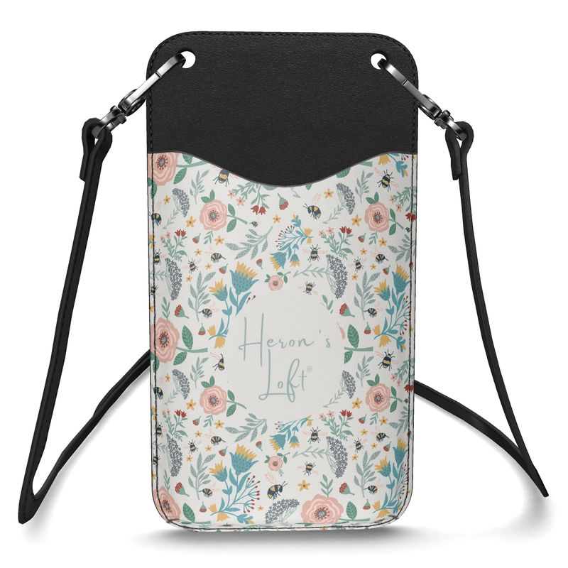 Phone Holder - Nappa Leather - Bee Garden