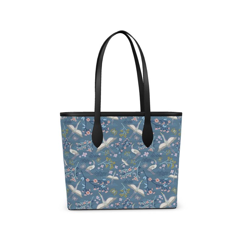 City Tote Bag - White Crane