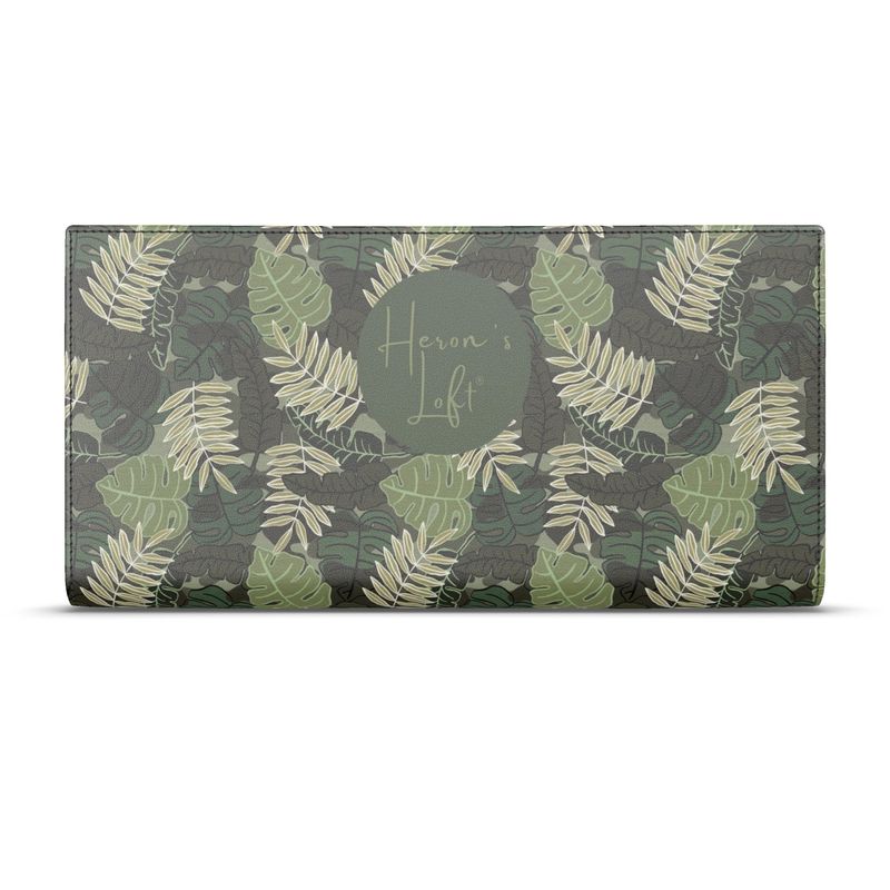 Travel Wallet - Camo Leaves