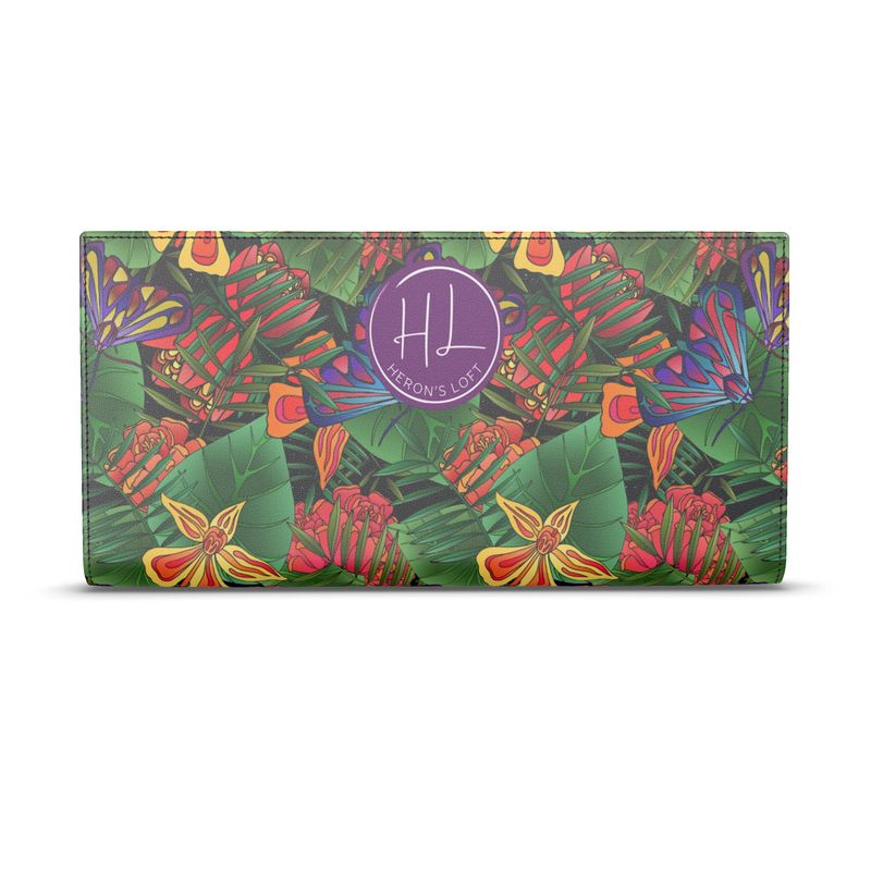Travel Wallet - Jungle Flower