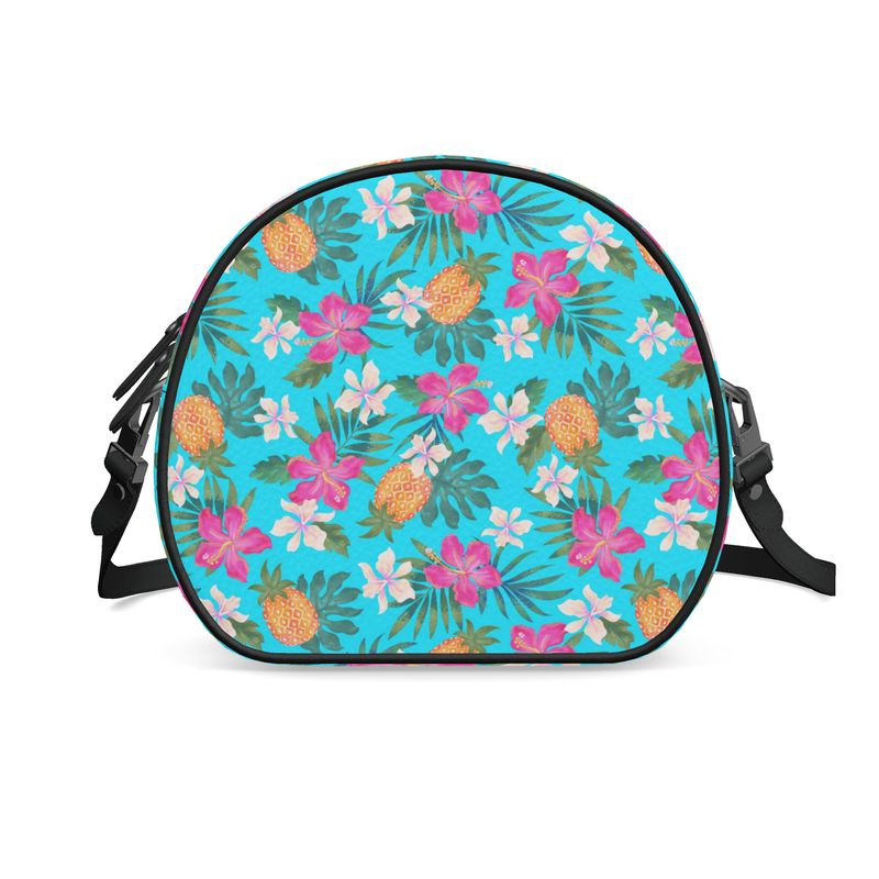 Gumdrop Bag - Nappa Leather - Pineapple Paradise - Tropical Blue