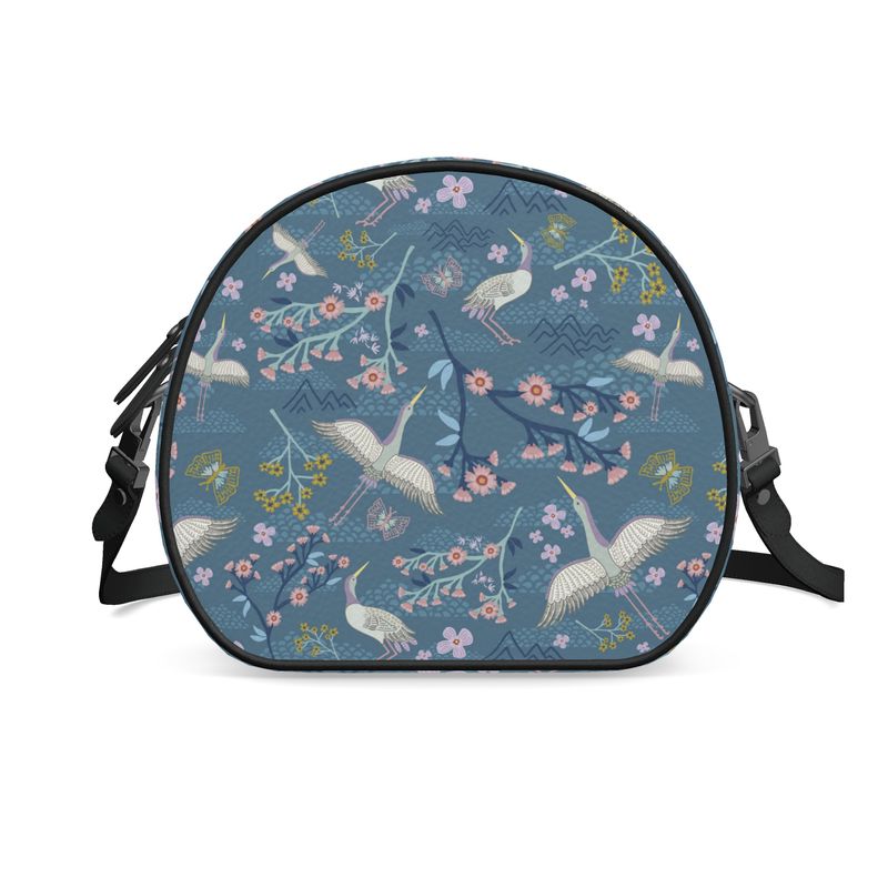 Gumdrop Bag - Nappa Leather - White Crane