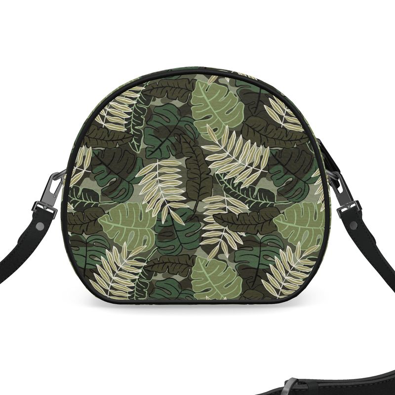 Gumdrop Bag - Nappa Leather - Camo Leaves