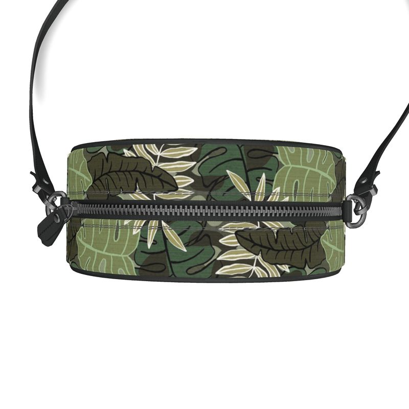 Gumdrop Bag - Nappa Leather - Camo Leaves