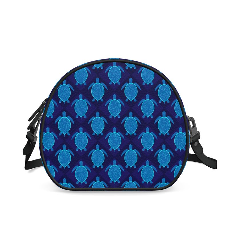 Gumdrop Bag - Nappa Leather - Topo Turtles - Blue