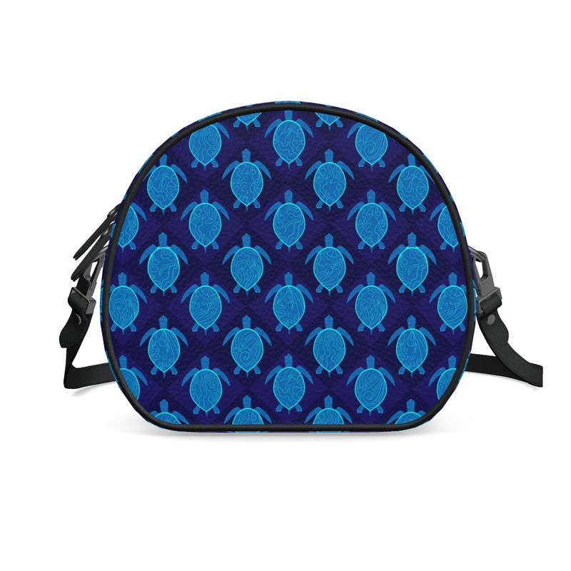 Gumdrop Bag - Nappa Leather - Topo Turtles - Blue