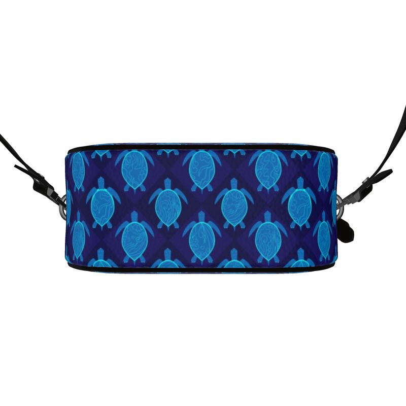 Gumdrop Bag - Nappa Leather - Topo Turtles - Blue