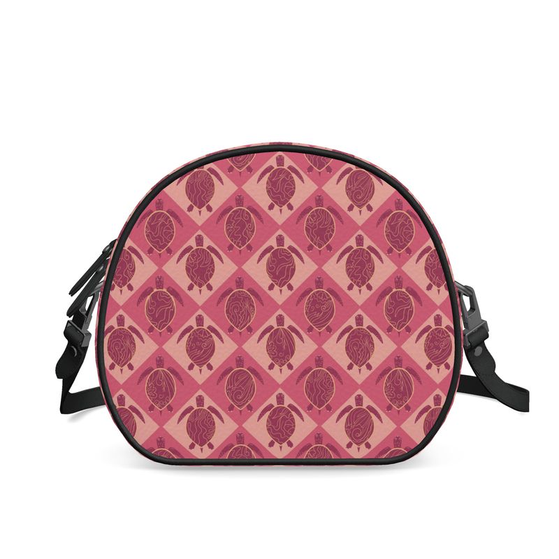 Gumdrop Bag - Nappa Leather - Topo Turtles - Pink