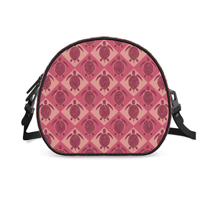 Gumdrop Bag - Nappa Leather - Topo Turtles - Pink
