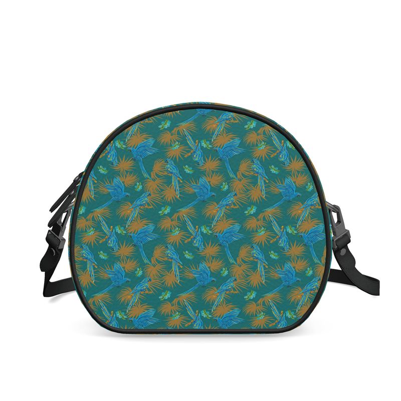 Gumdrop Bag - Nappa Leather - Tropical Macaw - Seafoam Green