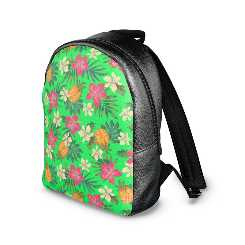Backpack - Nappa Leather - Pineapple Paradise - Tropical Green