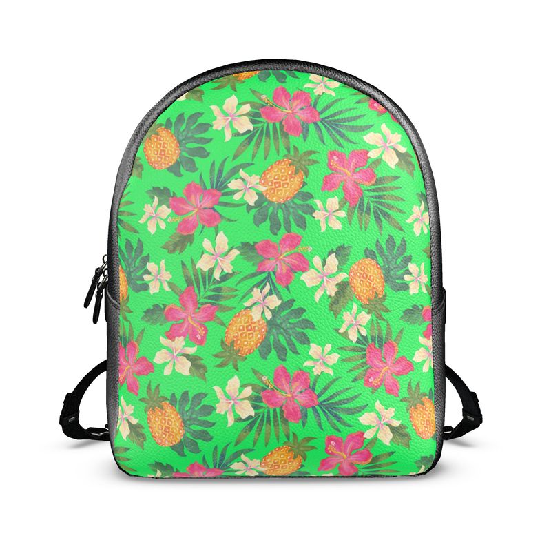 Backpack - Nappa Leather - Pineapple Paradise - Tropical Green