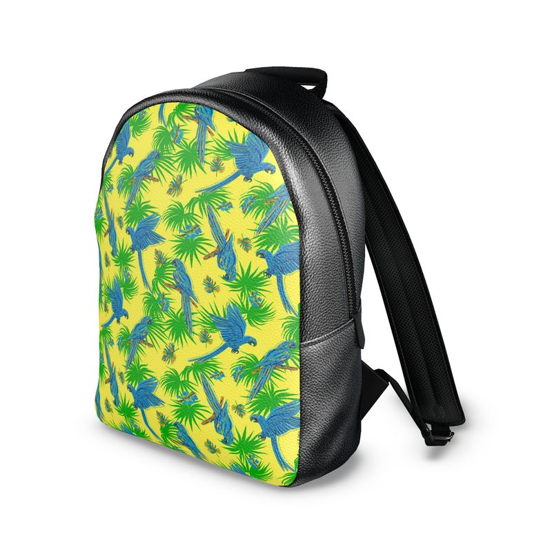 Backpack - Nappa Leather - Tropical Macaw - Bright Yellow