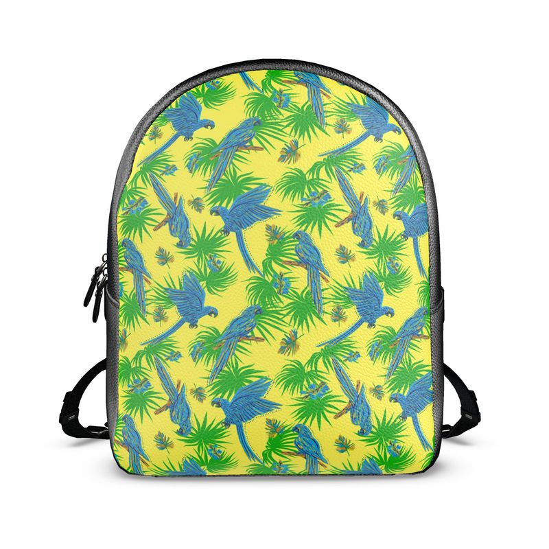 Backpack - Nappa Leather - Tropical Macaw - Bright Yellow