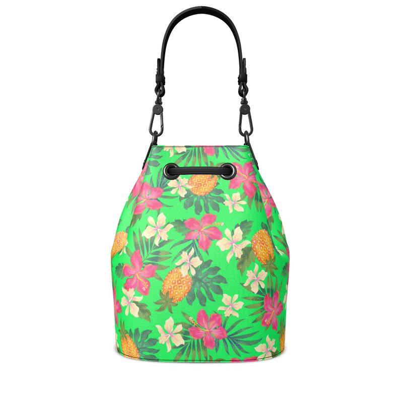 Gallery Bag - Nappa Leather - Pineapple Paradise - Tropical Green