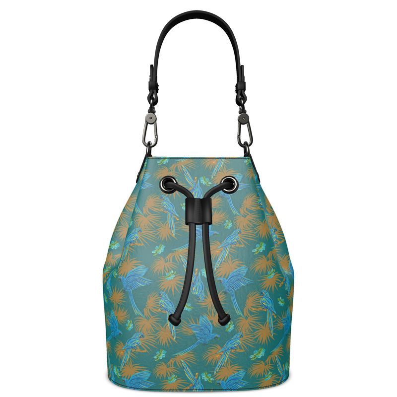 Gallery Bag - Nappa Leather - Tropical Macaw - Sea Foam Green