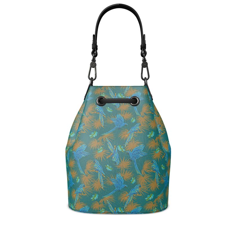 Gallery Bag - Nappa Leather - Tropical Macaw - Sea Foam Green