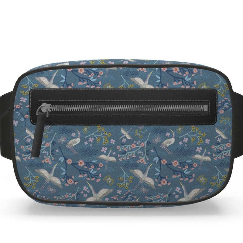 Belt Bag - Nappa Leather - White Crane