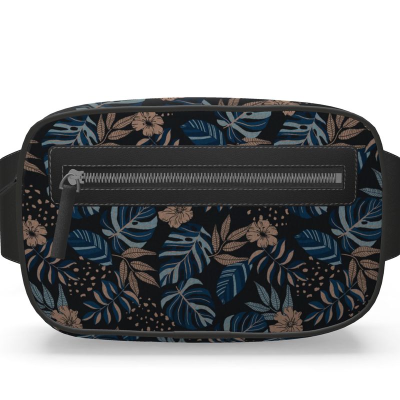Belt Bag - Nappa Leather - Midnight Monstera