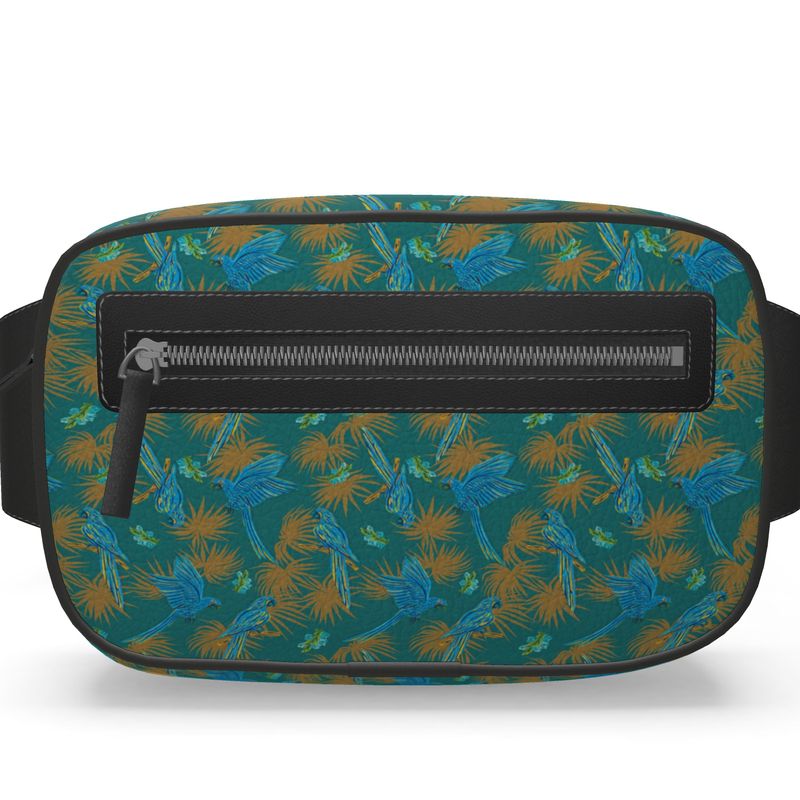 Belt Bag - Nappa Leather - Tropical Macaw - Sea Foam Green