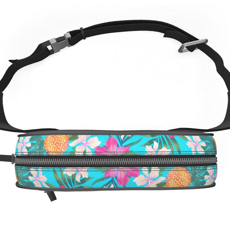 Belt Bag - Nappa Leather - Pineapple Paradise - Tropical Blue