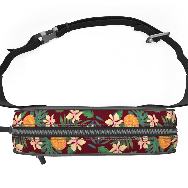 Belt Bag - Nappa Leather - Pineapple Paradise - Burgundy