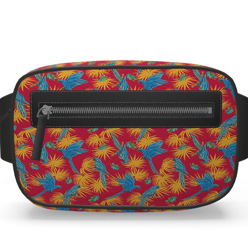 Belt Bag - Nappa Leather - Tropical Macaw - Red