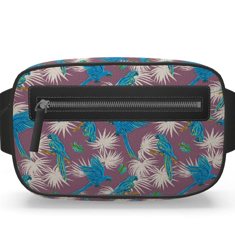 Belt Bag - Nappa Leather - Tropical Macaw - Purple