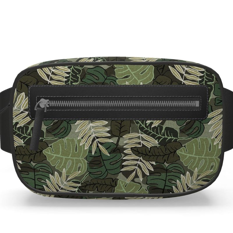 Belt Bag - Nappa Leather - Camo Leaves