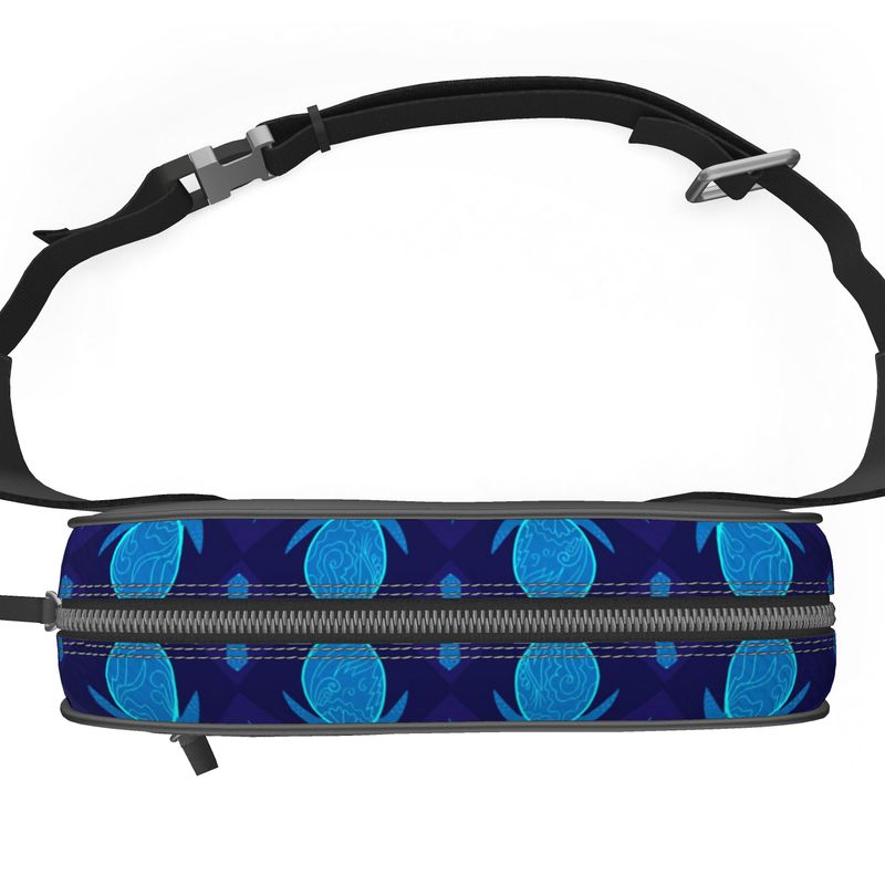 Belt Bag - Nappa Leather - Topo Turtles - Blue