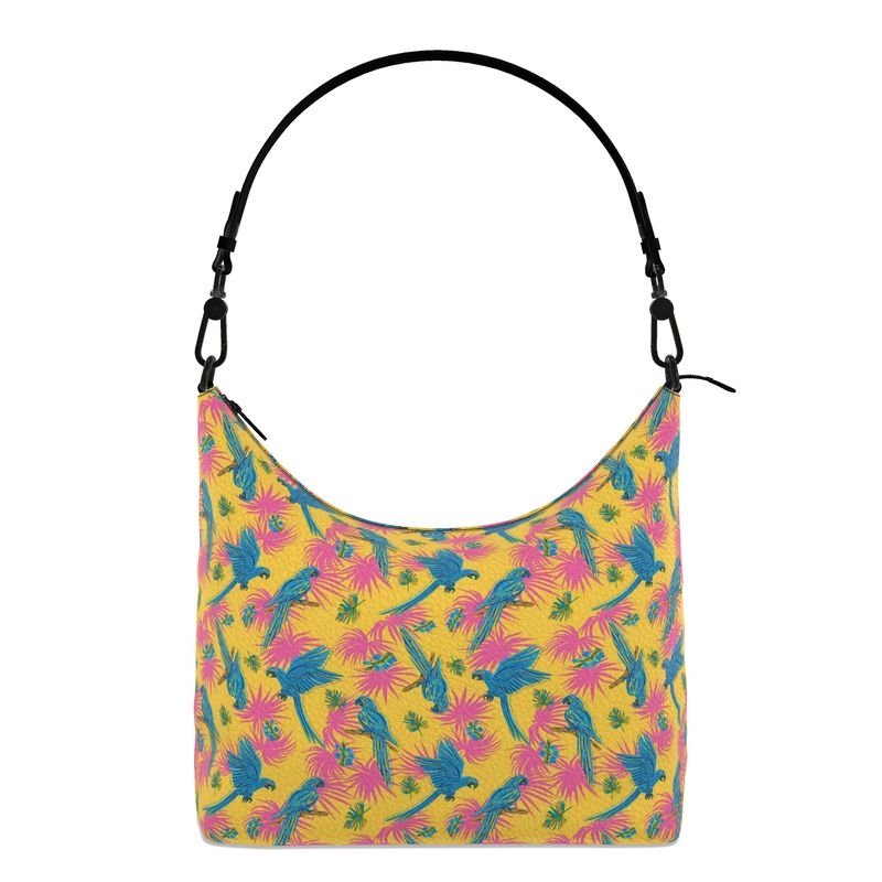 Square Shoulder Bag - Nappa Leather - Tropical Macaw - Yellow