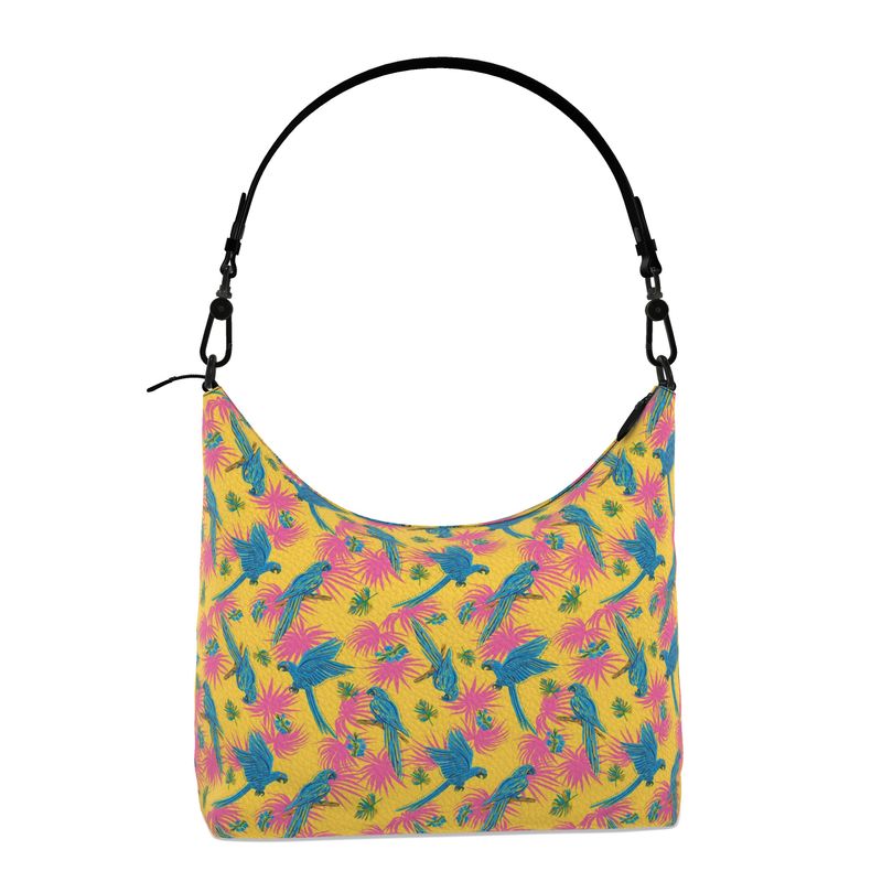 Square Shoulder Bag - Nappa Leather - Tropical Macaw - Yellow