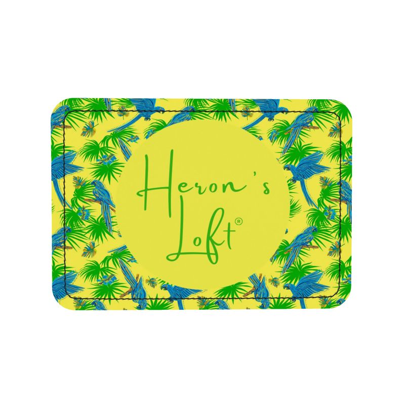 Square Shoulder Bag - Nappa Leather - Tropical Macaw - Bright Yellow