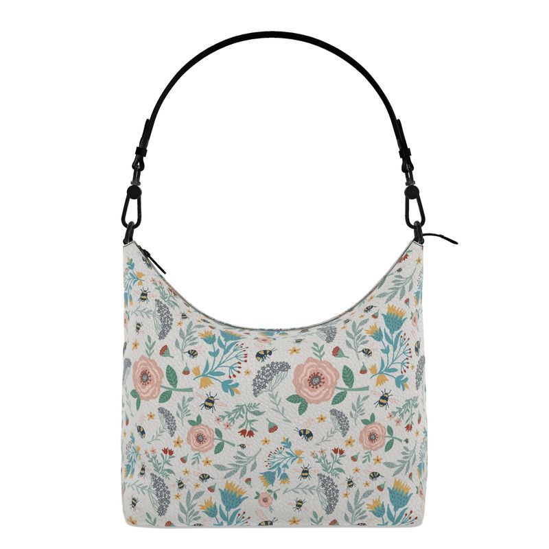 Square Shoulder Bag - Nappa Leather - Bee Garden
