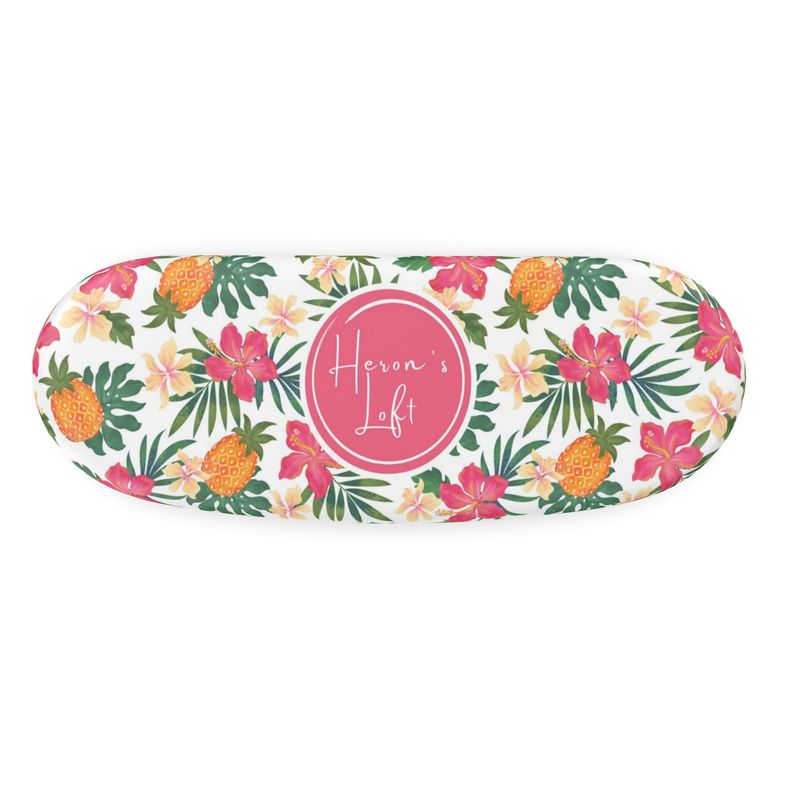 Glasses Hard Case - Pineapple Paradise - Coral Mist