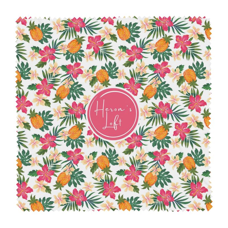 Glasses Hard Case - Pineapple Paradise - Coral Mist