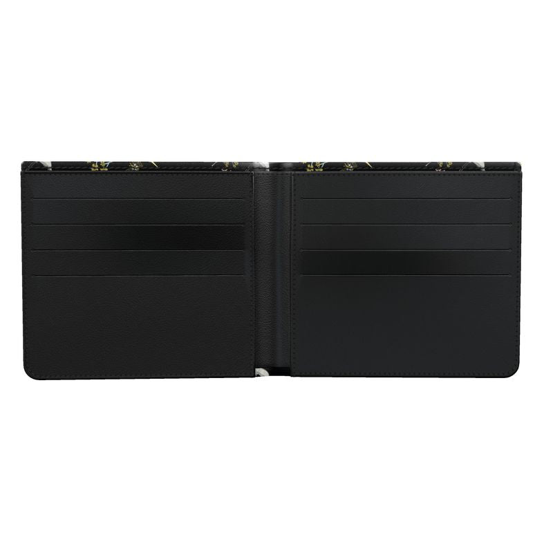 Nappa Leather Wallet - Onyx Crane