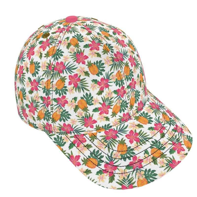 Baseball Cap - Pineapple Paradise - Coral Mist