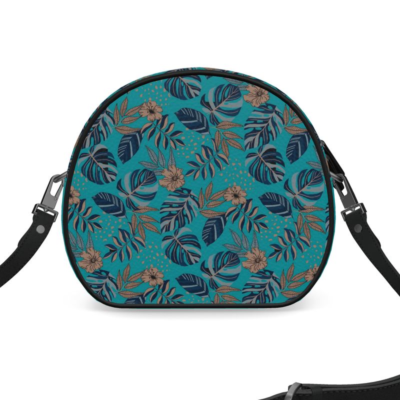 Gumdrop Bag - Nappa Leather - Cyan Noir
